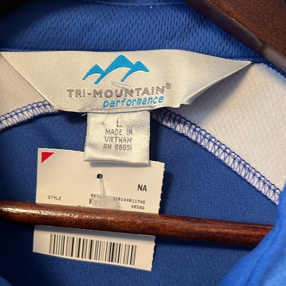 Tri-Mountain Ultra Cool Performance Moisture Wicking Technology Activewear Polo! - Picture 8 of 8
